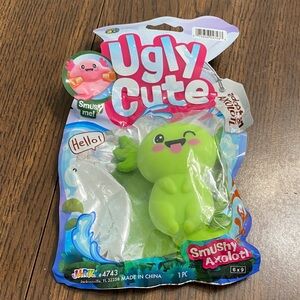 “5/$20” Ugly Cute green squishy axolotl toy